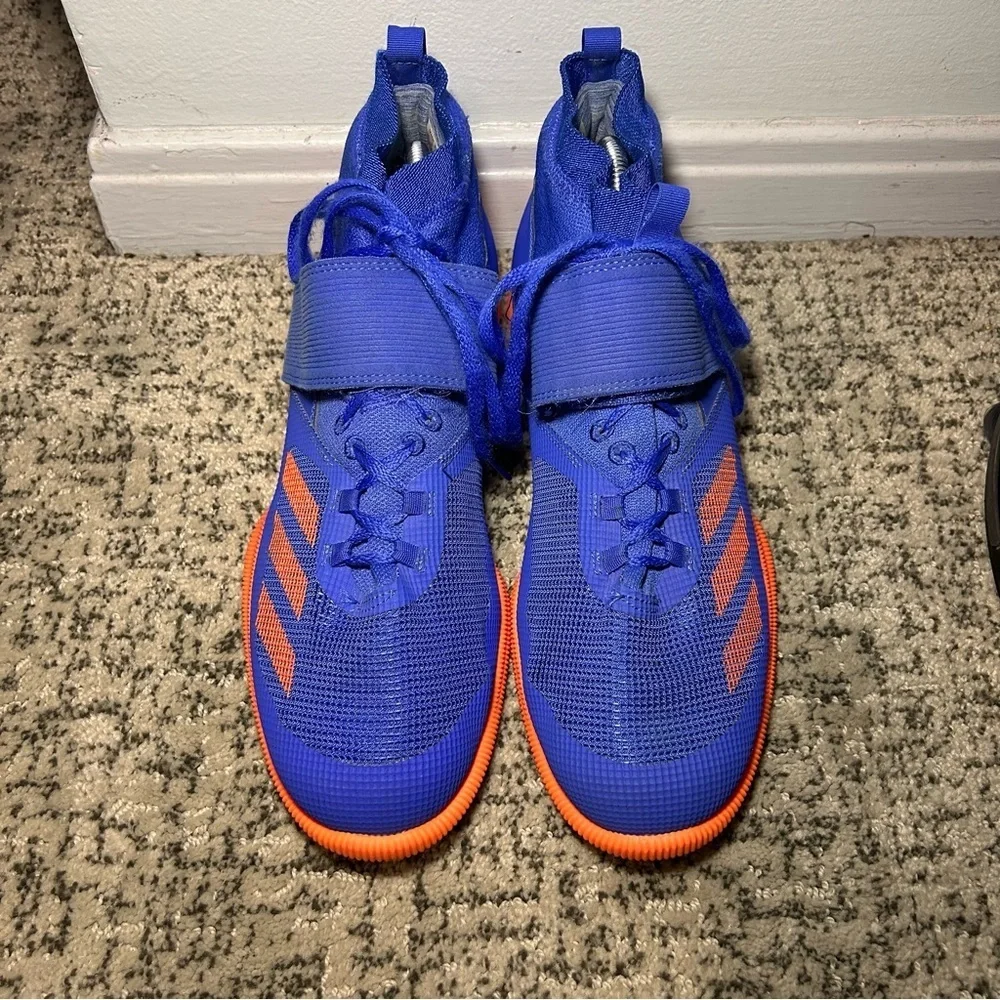 Adidas Blue & Orange Crazy Power Rk Cross Trainers Size 10.5